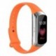 Fehér szín - Óraszíj Samsung Galaxy Fit SM-R370 szíj csuklópánt karkötő TPE csere óraszíj Galaxy fit SM-R370 szíjhoz