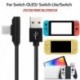 Szín: 25 cm - USB töltőkábel a Nintend Switch töltőhöz, adatszinkronizálást támogató 2M mágneses tápkábel Nintendo