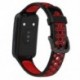 Szín: Fekete Piros - Szilikon szíj Huawei Band 7 karkötőhöz Sportszíj csere Correa óraszíj Huawei Band 7 szíj