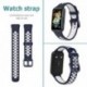 Szín: Fekete Piros - Szilikon szíj Huawei Band 7 karkötőhöz Sportszíj csere Correa óraszíj Huawei Band 7 szíj