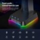 Fehér szín - RGB Gaming fejhallgató állvány Számítógépes fejhallgató tartó LED világító asztali fülhallgató