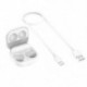 Vezeték nélküli Bluetooth fülhallgató töltő doboz Samsung Galaxy Buds 2 SM-177 csere fülhallgató töltő bölcső