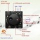 XY-AP15H Bluetooth 5.0 20WX2 sztereó digitális végerősítő kártya mobil vezérlő APP AMP Amplificador 12V/24V 3,5mm AUX