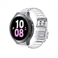 Szín: tiszta fehér - TPU óraszíj Samsung Galaxy Watch 5 Pro 45mm/Watch5 44mm 40mm/Watch 4 Classic 46mm 42mm No Gaps 20mm