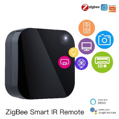 Tuya Zigbee Smart IR távirányító légkondicionálóhoz TV Smart Home univerzális infravörös távirányító Alexa Google