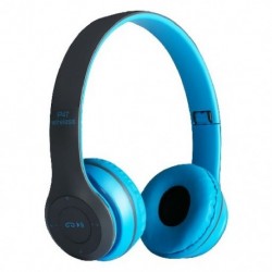 Szín: kék - Vezeték nélküli Bluetooth fejhallgató kihangosító zajszűrő fejhallgató HIFI sztereó fülhallgató