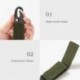 Szín: 1db fekete - 1/2db taktikai akasztó csat Molle nylon heveder öv háromszög csat kültéri kemping karabiner