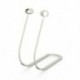 Szín: zöld szíj - Szilikon elvesztésgátló fülhallgató pánt Samsung Galaxy Buds 2 fejhallgató tartó kötél kábel