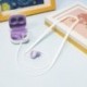 Szín: zöld szíj - Szilikon elvesztésgátló fülhallgató pánt Samsung Galaxy Buds 2 fejhallgató tartó kötél kábel