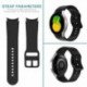 Szín: Army Green - Eredeti szilikon szíj Samsung Galaxy Watch 5 44mm-es 40mm-es mágneses csat Galaxy Watch 5 Pro 45mm 4