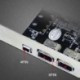 1 készlet PCI-e 1X IEEE 1394A 4 portos (3 1) Firewire kártyaadapter 1394 A PCIe 6 tűs és 4 tűs IEEE 1394 kábellel asztali