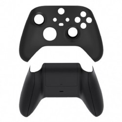Fekete szín - Csere előlap fedél az XBox Series X/S kontrollerhez, elülső hátsó ház ház védőtok Xbox Series X/S