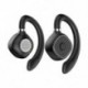 Fekete szín - Vezeték nélküli sportfutó fejhallgató Bluetooth 5.3 fülhallgató HiFi sztereó basszus nyitott fül TWS