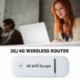 Fekete szín - 4G LTE vezeték nélküli USB-kulcs WiFi router hálózati kártya 150Mbp Ethernet Modem Stick SIM-kártya