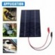 10W hordozható napelemes DIY 12V-18V akkumulátoros USB napelemes bank kültéri kemping túrázás napelemes töltő