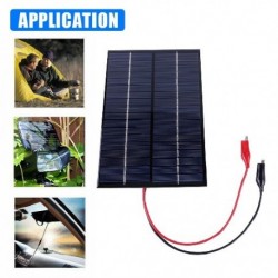 10W hordozható napelemes DIY 12V-18V akkumulátoros USB napelemes bank kültéri kemping túrázás napelemes töltő
