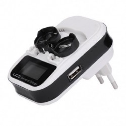 3,6 V-os LCD EU dugós gombos akkumulátortöltő újratöltés a LIR2016/LIR2025/LIR2032/ML2016/ML2025/ML2032 kijelzőhöz,