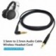 Csere audiokábel Sennheiser MOMENTUM 3 HD400S HD450BT HD458BT HD4.40BT HD4.40BT fejhallgatóhoz 3,5–2,5 mm-es audiokábel