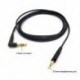 Csere audiokábel Sennheiser MOMENTUM 3 HD400S HD450BT HD458BT HD4.40BT HD4.40BT fejhallgatóhoz 3,5–2,5 mm-es audiokábel