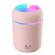 Szín: rózsaszín - 300 ml USB légpárásító mini ultrahangos párásító aroma illóolaj diffúzor 7 szín éjszakai