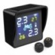 Motorkerékpár TPMS gumiabroncsnyomás-figyelő rendszer USB napelemes digitális autóbiztonsági riasztórendszerek motor