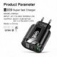 Szín: EU fehér - 65 W GaN töltő Macbook QC 3.0 PD 3.0 gyorstöltő USB Type C gyorstöltő iPhone 13 12 Pro Max Xiaomi