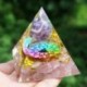 Szín: 10 - Orgon piramis gyógyító kristályok csakra kő orgonit piramisok csakra reiki meditációs eszköz rózsa kvarc