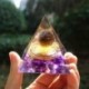 Szín: 10 - Orgon piramis gyógyító kristályok csakra kő orgonit piramisok csakra reiki meditációs eszköz rózsa kvarc