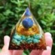 Szín: 10 - Orgon piramis gyógyító kristályok csakra kő orgonit piramisok csakra reiki meditációs eszköz rózsa kvarc