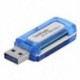 Hordozható 4 az 1-ben memóriakártya-olvasó Több kártyaolvasó USB 2.0 Minden az egyben kártyaolvasó Micro SD TF MS Micro