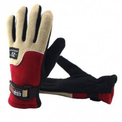 Szín: női piros - Téli meleg polár kesztyű kerékpáros motoros hővédő kesztyű Polar polár ujjatlan férfi női