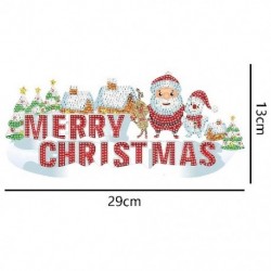 Szín: BT030 - Karácsonyi Mikulás ablakmatricák fali díszek Boldog karácsonyi dekoráció barkácsolás gyémántfestés