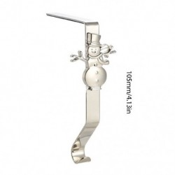 Szín: Hóember - 1 db karácsonyi harisnyatartó akasztó kampók csatok ütésmentes kandalló akasztó zokni akasztó kampó