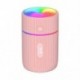 Szín: rózsaszín - 300 ml-es légpárásító hordozható ultrahangos aroma illóolaj diffúzor Cool Mist Maker színes