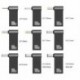 Szín: 4,8x1,7 mm - PD 100 W-os laptop töltő tápadapter csatlakozó USB Type-C aljzatból egyenáramú csatlakozódugóba