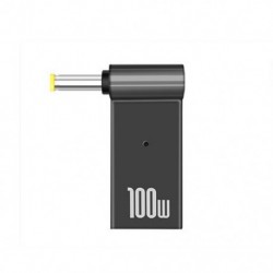 Szín: 5,5x1,7 mm - PD 100 W-os laptop töltő tápadapter csatlakozó USB Type-C aljzatból egyenáramú csatlakozódugóba