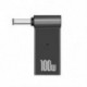 Szín: 5,5x2,1 mm - PD 100 W laptop töltő tápadapter csatlakozó USB Type-C aljzatból egyenáramú csatlakozó dugóba Acer