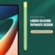 Színek: zöld - Xiaomi Mi Pad 5/5 Pro tolltartóhoz, érintőtoll karcmentes, könnyű szilikon védőburkolat, érintőceruza