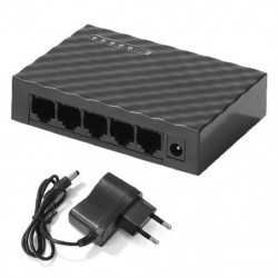 Szín: EU csatlakozó - 5 portos Gigabit Switch 10/100/1000 Mbps RJ45 asztali Ethernet hálózati kapcsoló Gyors LAN kapcsoló