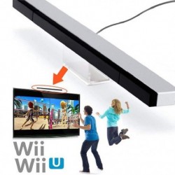 Érzékelőrúd csere Vezetékes mozgásérzékelő vevőrúd Nintendo Wii / Wii U konzolhoz infravörös TV Ray vezetékes