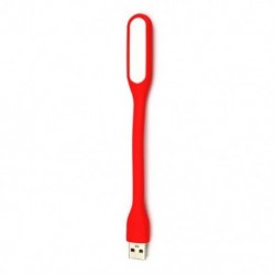 Kibocsátó szín: piros - Hordozható USB LED lámpa Mini flexibilis LED asztali fény Szemvédő könyves olvasólámpa Power