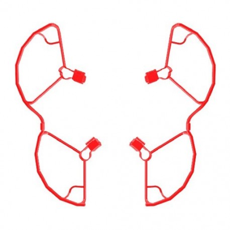 Piros szín - Légcsavar védő DJI Mini 3 Pro drón propellerek védő támasztékok fedél szárny ventilátor lökhárító