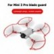 Piros szín - Légcsavar védő DJI Mini 3 Pro drón propellerek védő támasztékok fedél szárny ventilátor lökhárító