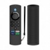 Fekete szín - Szilikon védőburkolat az Amazon Fire TV Stick Lite Alexa Voice Remote Lite 2. generációs ütésálló