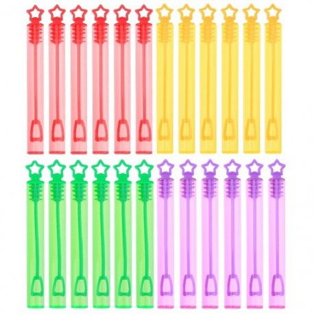 Szín: A - 24db Üres buborékos szappanpalackok Esküvői Születésnapi Party Gyerekjáték Babazuhanyozó Buborékkészítő