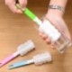 Szín: zöld - Levehető cumisüveg kefe Clean Sponge Child speciális palackkefe hosszú nyelű tisztítóeszközök Vizes