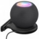 Fekete szín - Falra szerelhető tartó Homepod Mini Perfect helytakarékos kimeneti állványhoz Beépített kábelkezelés