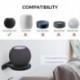 Fekete szín - Falra szerelhető tartó Homepod Mini Perfect helytakarékos kimeneti állványhoz Beépített kábelkezelés
