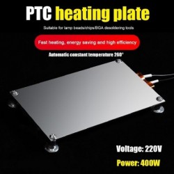 Szín: 220V 400W - 400 W PTC fűtőlemez chip BGA forrasztógolyós osztott alumínium LED eltávolító hegesztőállomás PTC