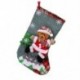 Szín: 05 - 2022 újévi karácsonyi harisnya zokni karácsonyi ajándék édességtáska otthon Navidad lógó zokni vászon